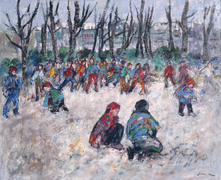 Jugant amb la neu