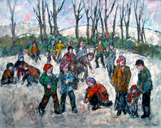 Jugant amb la neu